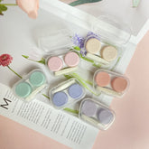 Estuche para lentes de contacto de color liso